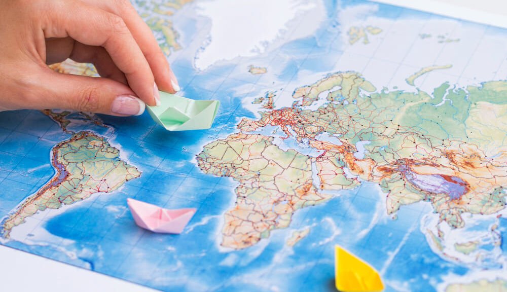Navigation et croisière - Carte du monde